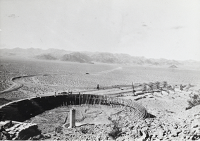 Photograph of sedimentation tank near Boulder City, Nevada, 1931