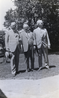 Photograph of Carl Gray, Elwood Mead, and F. B. Robinson, Las Vegas, September 17, 1931