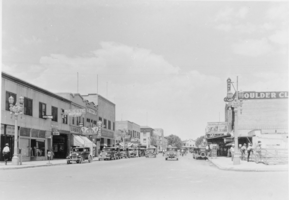Film transparency of Fremont Street, Las Vegas, Nevada, 1931