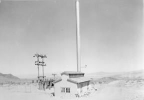 Film transparency of pumping station No. 2 in Hemenway Wash, the Boulder City, Nevada water supply system, 1931-1932