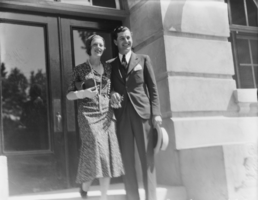 Film transparency of Rex Lease and Eleanor Hunt, Las Vegas, April 1931