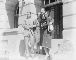 Film transparency of Rex Lease and Eleanor Hunt, Las Vegas, April 1931