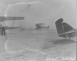 Film transparency of airplanes, Las Vegas, 1929-1930