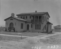 Film transparency of the Albert Henderson home, Las Vegas, 1930-1931