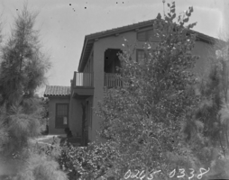 Film transparency of the Albert Henderson home, Las Vegas, 1930-1931