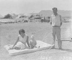 Film transparency of tornado victims, Nevada, 1931