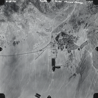 Aerial film transparency of Boulder City, Nevada, August 18, 1974