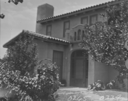Film transparency of Albert Henderson's home, Las Vegas, Nevada circa 1930-1931