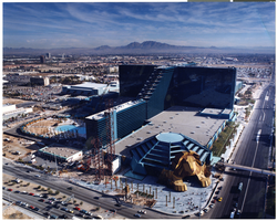 Photograph of construction on the new MGM, Las Vegas, Nevada, 1994