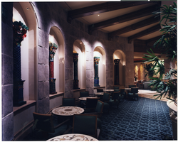 Photograph of casual seating areas, location unknown, Las Vegas, Nevada, circa 1990s