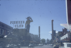 Film transparency of Fremont Street, Las Vegas, Nevada, 1963