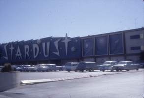 Slide of the Stardust marquee, Las Vegas, 1963