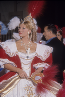 Slide of an unidentified showgirl, Las Vegas, Nevada, circa 1950s-1960s