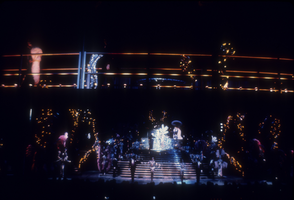Slide of Donn Arden performance, Las Vegas, Nevada, circa 1950s-1960s