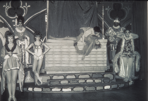 Slide of Donn Arden production cast members, Las Vegas, Nevada, circa 1950s-1960s