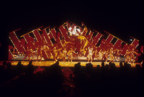 Slide of a scene from "Hallelujah Hollywood", MGM Grand Hotel, Las Vegas, Nevada, circa 1970s-1980s