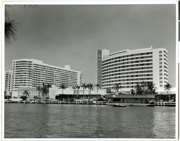 Photograph of the Eden Roc and Tropicana Hotels, Miami, Florida, circa 1950s