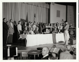 Photograph of a Rotary Club meeting, Las Vegas, Nevada, circa 1950s
