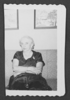 Photograph of Mayme Stocker, December 25, 1947