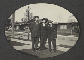 Photograph of Clarence Stocker and others, Las Vegas, circa 1910-1920