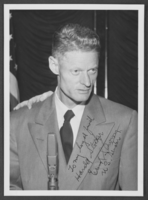Photograph of Ernest S. Brown, unknown location, circa 1954