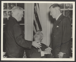 Photograph of John Nance Gardner, Franklin D. Roosevelt, and Key Pittman, Washington, D.C., circa 1933-1940s