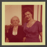 Photograph of Pearl Grizuil and Mayme Stocker, Las Vegas, circa 1945-1960s