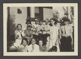 Photograph of Harold Stocker and his class, Las Vegas, circa 1910-1912