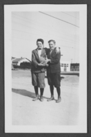 Photograph of Harold Stocker and Karl Walz, Los Angeles, California, circa November 1916