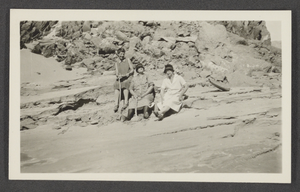 Photograph of Mayme Stocker and Mae Pickett Stocker, unknown location, circa 1930-1940s