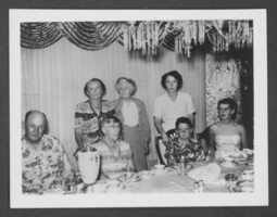 Photograph of people at a dinner party, Las Vegas, circa 1940-1950s