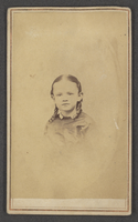 Photograph of an unidentified girl, circa 1860s-1880s