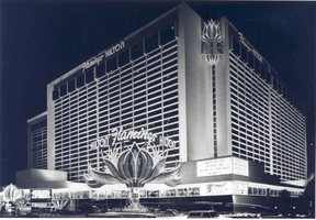 Photograph of the Flamingo Hilton Hotel and Casino, Las Vegas, Nevada, circa 1990