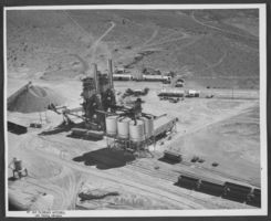 Aerial photograph of U.S. Lime Products Corporation, Apex, Nevada, circa 1963