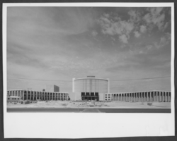 Photograph of construction on Caesars Palace, Las Vegas, Nevada, circa 1965-1966