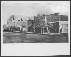 Photograph of buildings in Block 16, Las Vegas, Nevada, circa 1905-1915