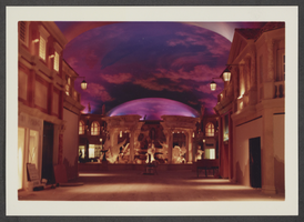 Photograph of construction inside the Forums Shops at Caesars Palace, Las Vegas, Nevada, circa 1990-1991