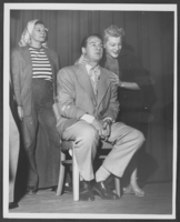 Photograph of Bill Willard, Jo Ann Malone and an unidentified woman performing at the Silver Slipper, Las Vegas, Nevada, 1954