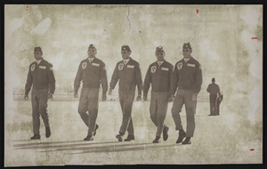 Photograph of Thunderbirds pilots at Nellis Air Force Base, Nevada, November 26, 1974