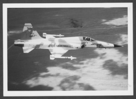 Photograph of an F-5E Tiger II  in flight, March 31, 1983