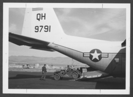 Photograph of a KC-130 aircraft at Nellis Air Force Base, Nevada, March 14, 1979