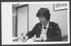 Photograph of Jo Tomlinson, Nellis Air Force Base, Nevada, March 11, 1979