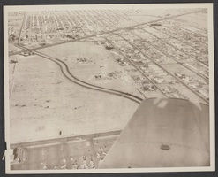 Aerial photograph of Civic Center Drive, North Las Vegas, January 18, 1966