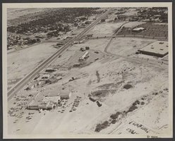 Aerial photograph of the North Las Vegas Public Library and surrounding areas, June 5, 1973