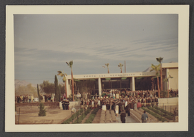 Photograph of a dedication ceremony, North Las Vegas, December 1, 1966