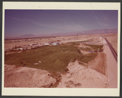 Photograph of the Par 3 golf course and clubhouse, North Las Vegas, circa 1960-1970