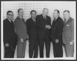 Photograph of Major Riddle being honored by the North Las Vegas Chamber of Commerce, North Las Vegas, November 5, 1964