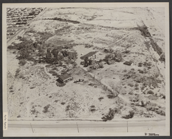 Aerial photograph of Kiel Ranch, North Las Vegas, June 5, 1973