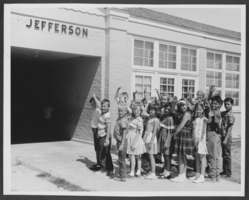 Photograph of students at Jefferson Street School, Las Vegas, June 3, 1965