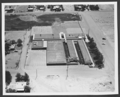 Aerial photograph of Mountain View Elementary School, Las Vegas, Nevada, circa 1960s-1970s